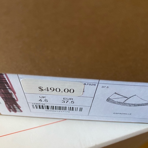 Authentic Burberry Icon Stripe Espadrilles size 37.5 - Picture 4 of 11